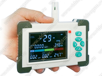 Датчик качества воздуха HT-HZ700 (8 в 1) - измеряет концентрацию взвешенных частиц в воздухе, общих летучих органических соединений, формальдегидов, концентрацию углекислого газа (Co2), температуру и влажность, индекс качества воздуха